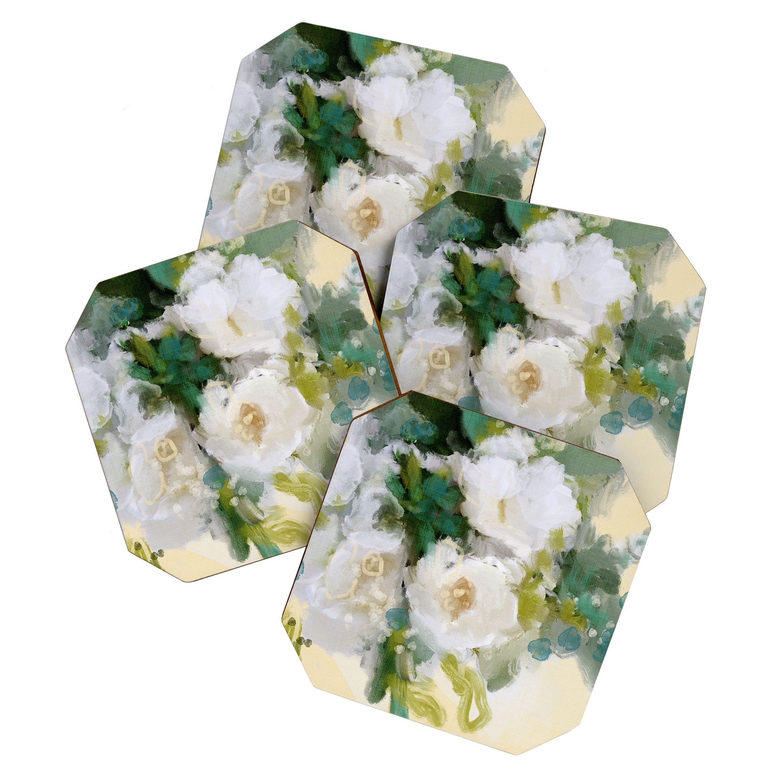 floral abstract 2 22 Coaster Gallery Image 1