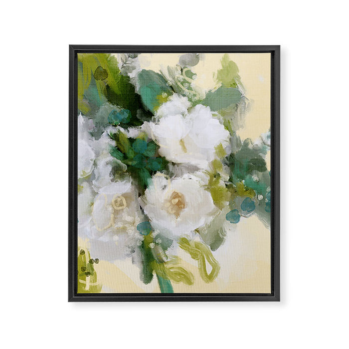 floral abstract 2 22 Framed Canvas Print Gallery Image 1