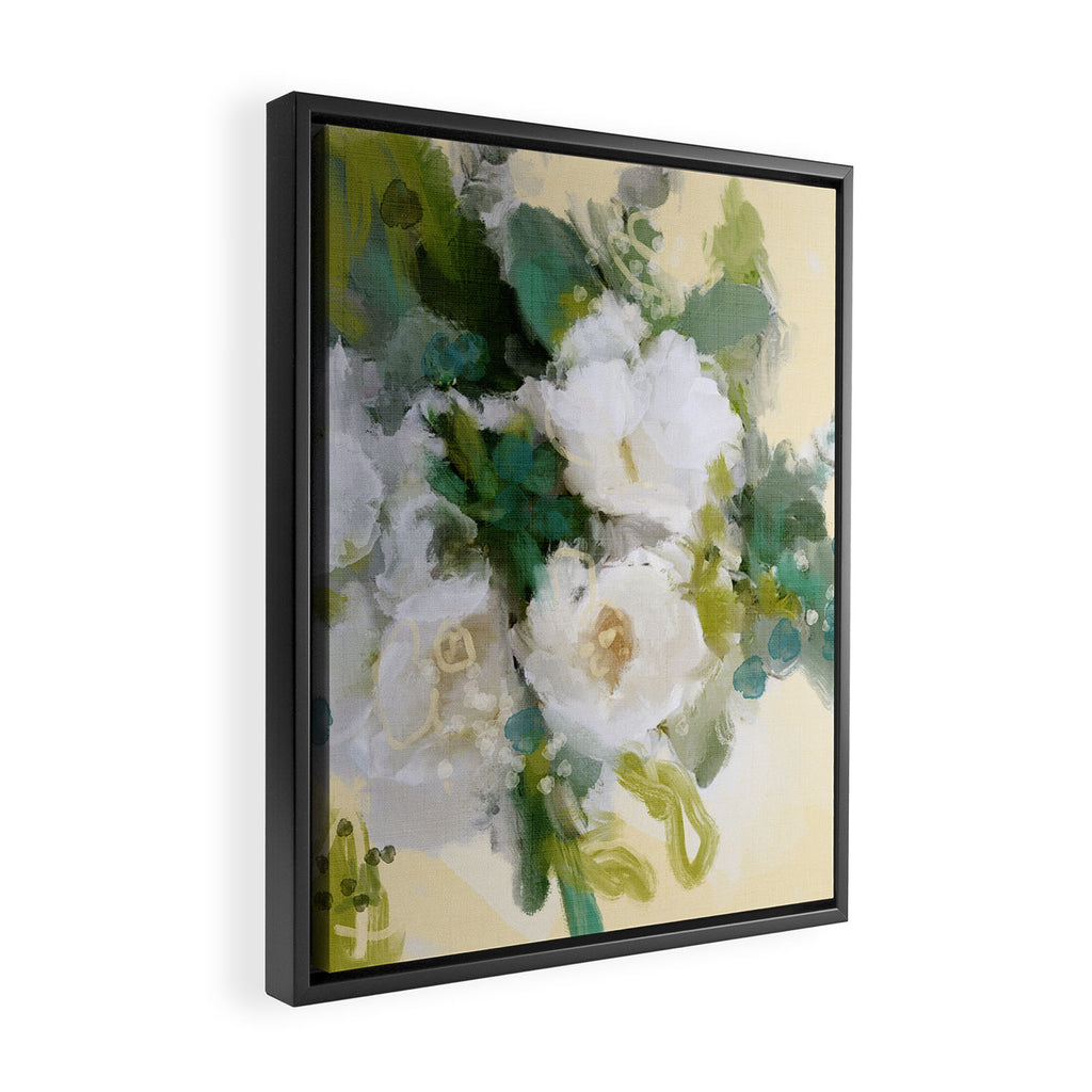 floral abstract 2 22 Framed Canvas Print Gallery Image 2