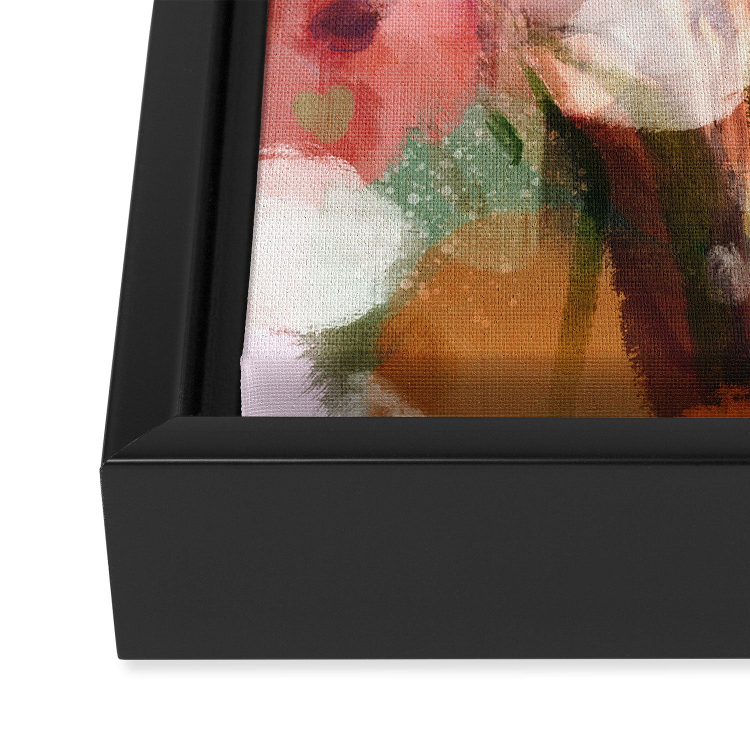floral abstract 3 22 Framed Canvas Print Gallery Image 3