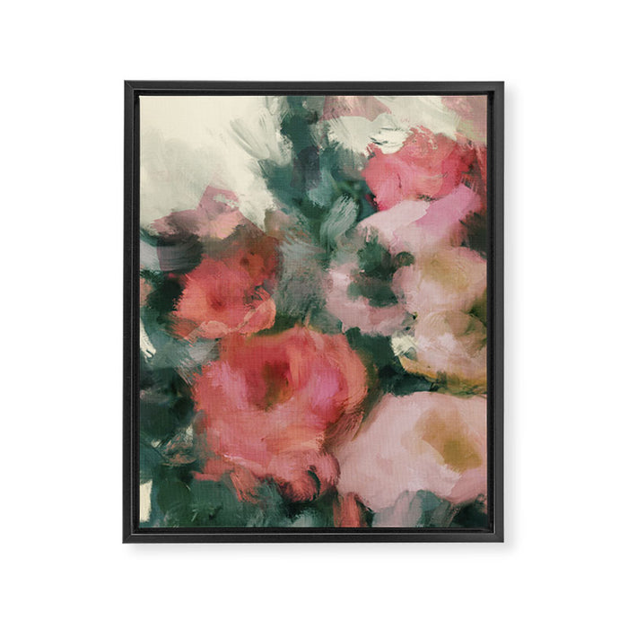 floral abstract 4 22 Framed Canvas Print Gallery Image 1