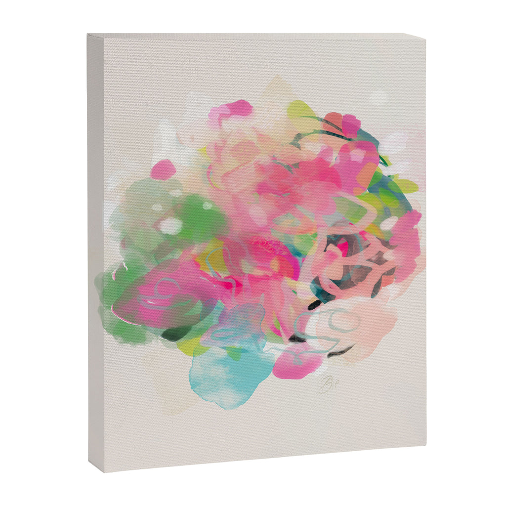 floral abstract bouquet Canvas Print Gallery Image 6