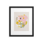 floral abstract spring bouquet 2 Framed Art Print Gallery Image 5