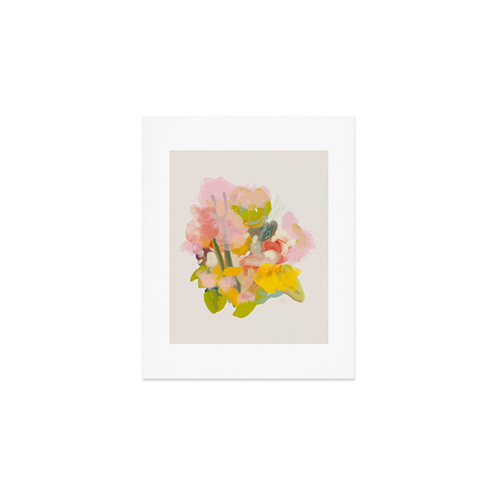 floral abstract spring bouquet Art Print Gallery Image 1