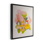 floral abstract spring bouquet Framed Canvas Print Gallery Image 2