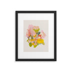 floral abstract spring bouquet Framed Art Print Gallery Image 5