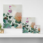 floral abstract summer autumn Canvas Print Gallery Image 3