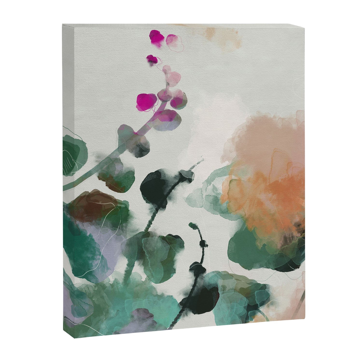 floral abstract summer autumn Canvas Print Gallery Image 8