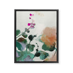 floral abstract summer autumn Framed Canvas Print Gallery Image 8