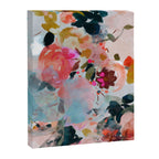 floral bloom abstract painting Canvas Print Gallery Image 6