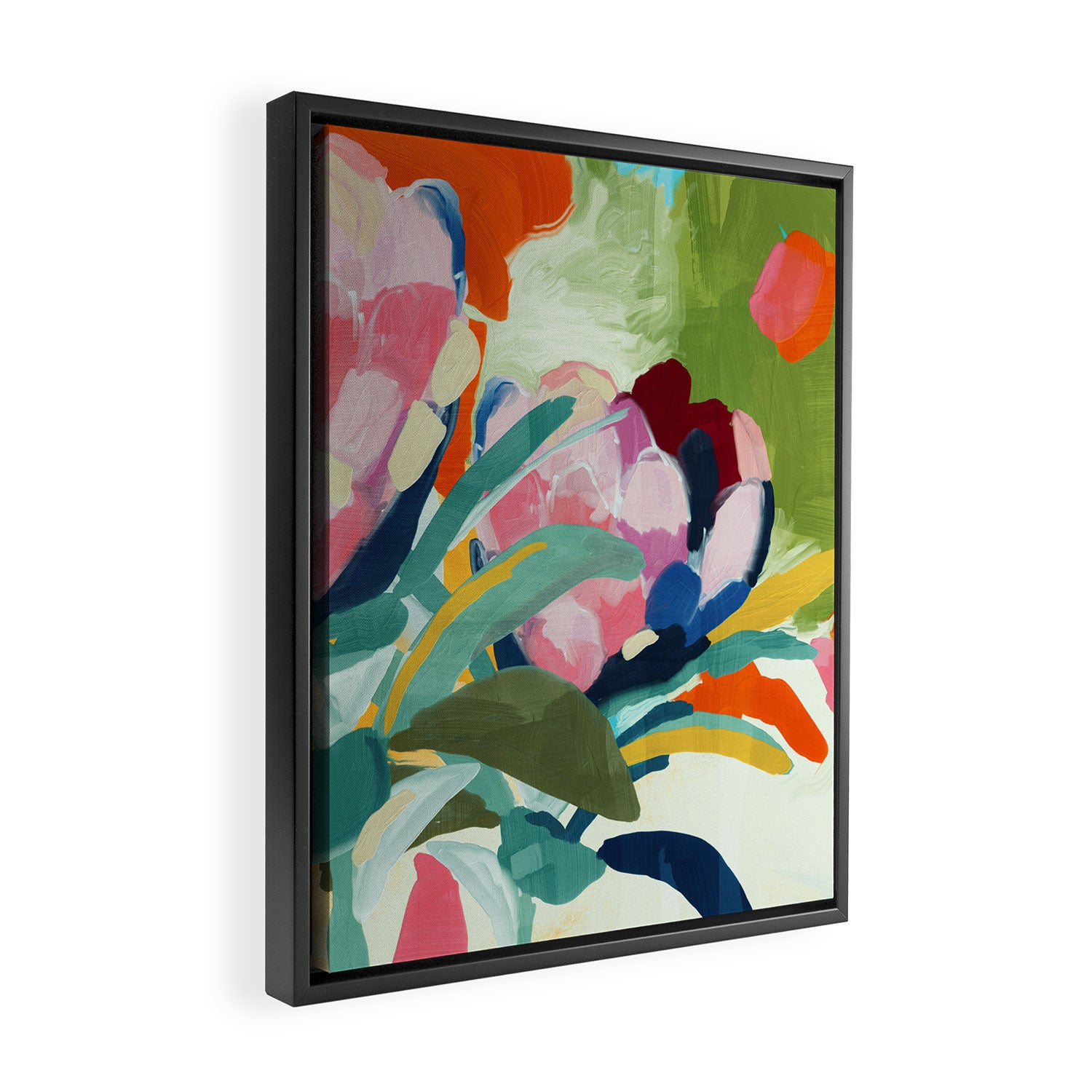 floral blossom Framed Canvas Print Gallery Image 2