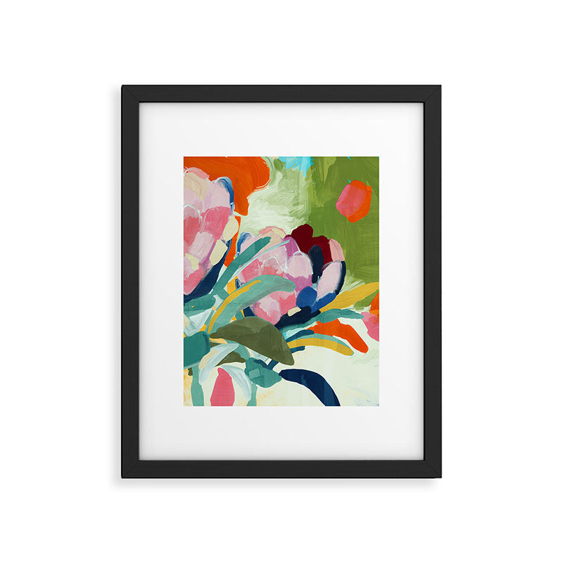 floral blossom Framed Art Print Gallery Image 5