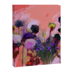 floral pink abstract Canvas Print Gallery Image 8