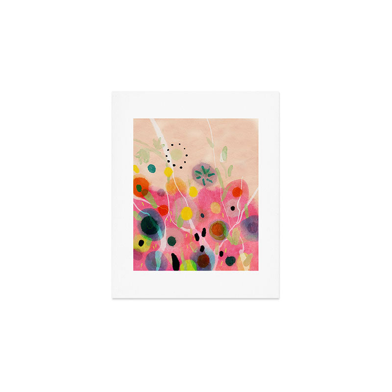 floral power abstract Art Print Gallery Image 1