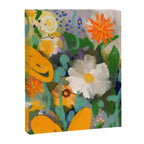 floral spring abstract painting Canvas Print Gallery Image 8