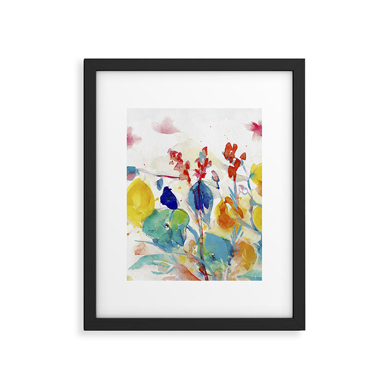 floral summer Framed Art Print Gallery Image 5
