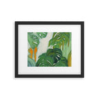Green Abstract Plants Framed Art Print Gallery Image 5