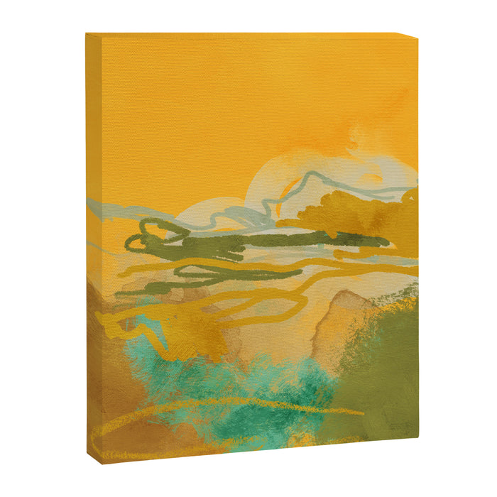 hot summer days landscape abstract Canvas Print Gallery Image 1