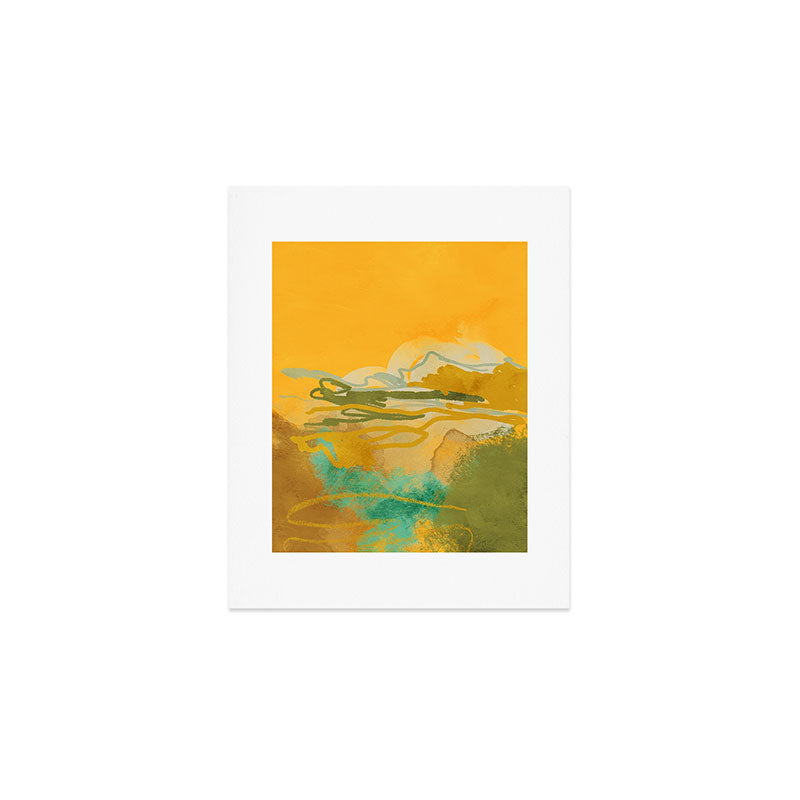 hot summer days landscape abstract Art Print Gallery Image 1