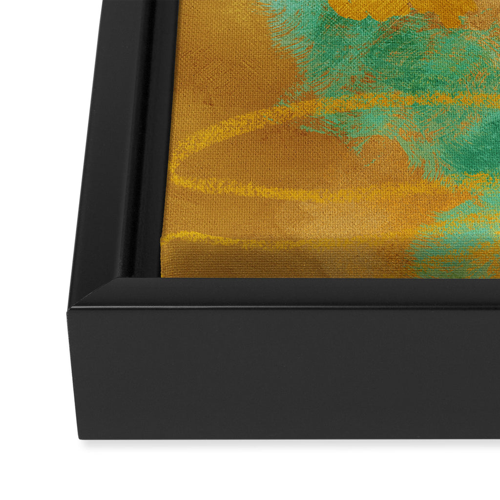 hot summer days landscape abstract Framed Canvas Print Gallery Image 3