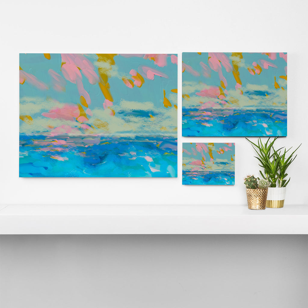 la mer in summer  Canvas Print Gallery Image 3
