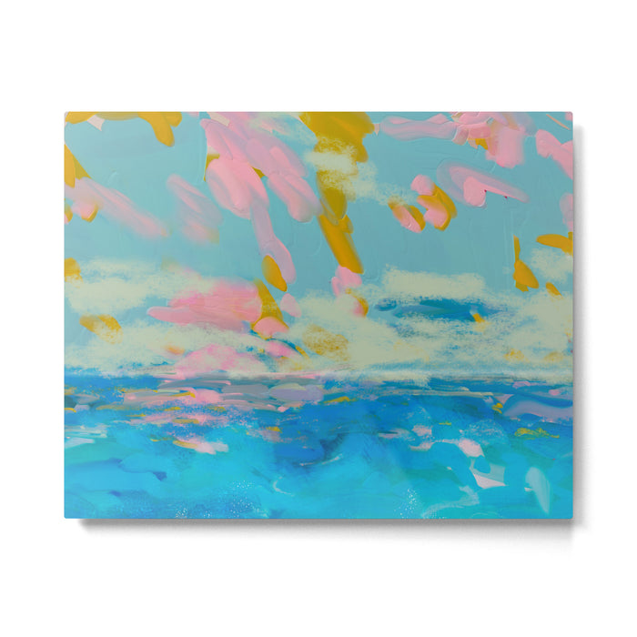 la mer in summer  Metal Print Gallery Image 1