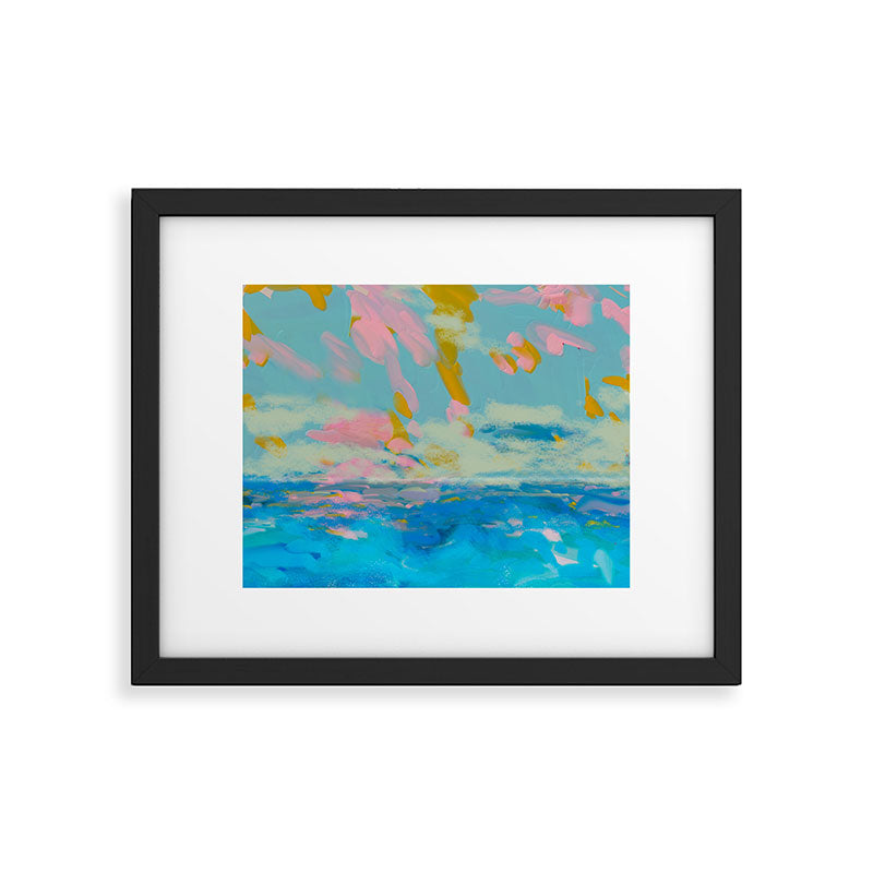 la mer in summer  Framed Art Print Gallery Image 4