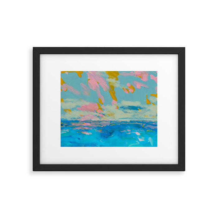 la mer in summer  Framed Art Print Gallery Image 1