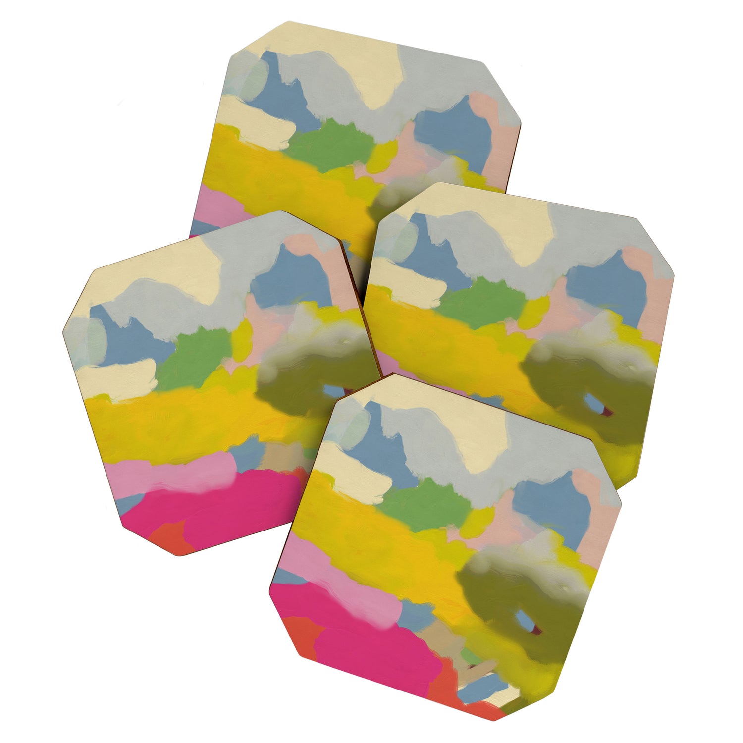 landscape abstract 1/11/19 Coaster Gallery Image 1