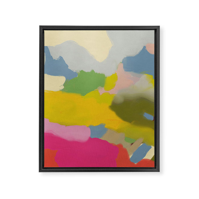 landscape abstract 1/11/19 Framed Canvas Print Gallery Image 1
