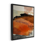 landscape in fall abstract art Framed Canvas Print Gallery Image 2