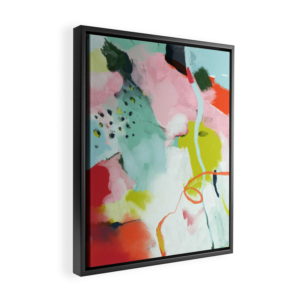 landscape in spring Framed Canvas Print Gallery Image 2