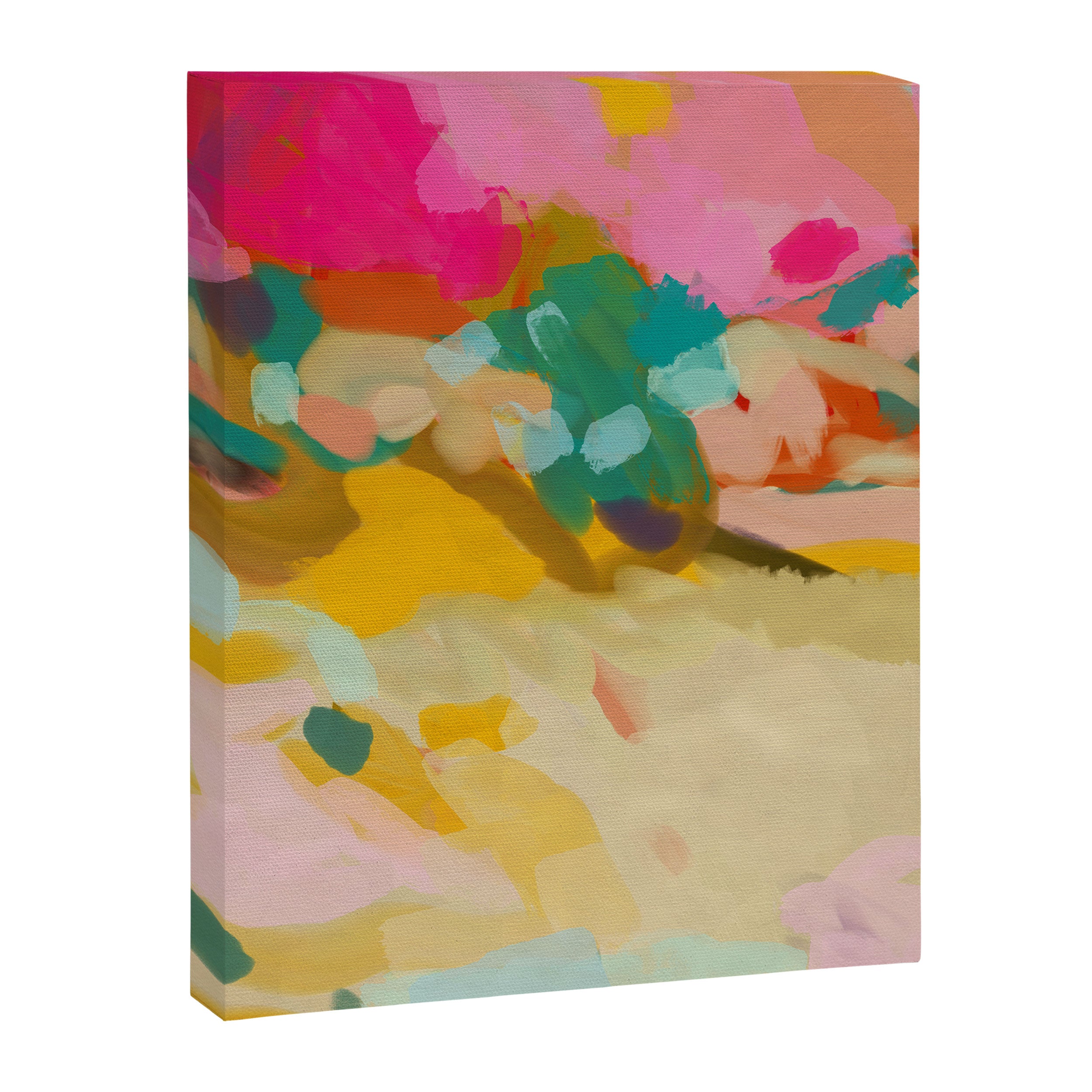 landscape light & pink clouds Canvas Print Gallery Image 8