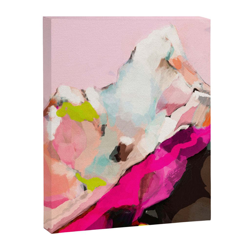 landscape mountain painting abstract Canvas Print Gallery Image 8