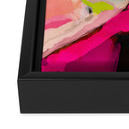 landscape mountain painting abstract Framed Canvas Print Gallery Image 3