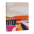 landscape pink peachy abstract Canvas Print Gallery Image 6