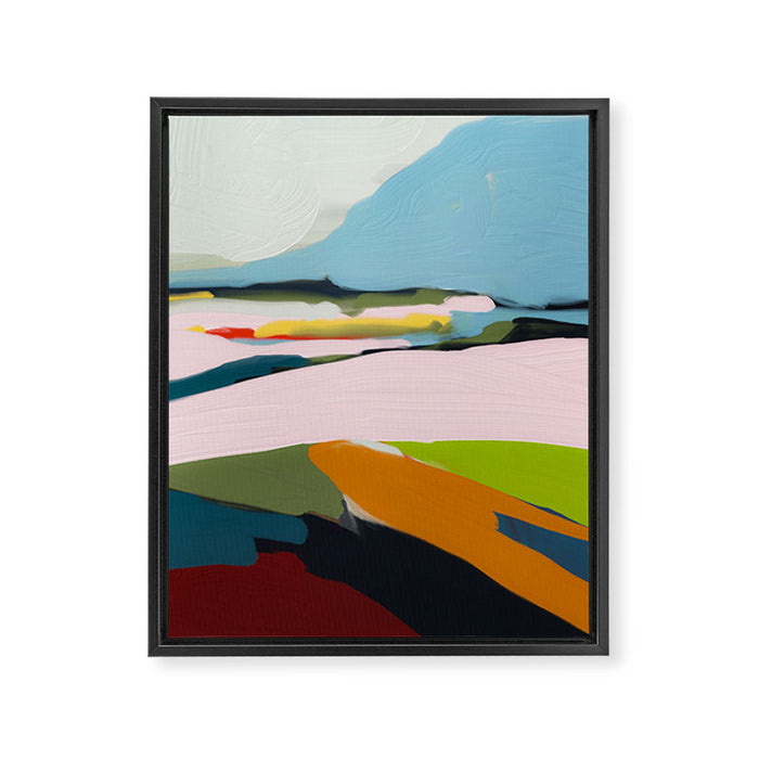 landscape summer Framed Canvas Print Gallery Image 1