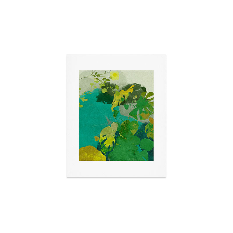 Leaves nature abstract Art Print Gallery Image 1