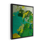 Leaves nature abstract Framed Canvas Print Gallery Image 2