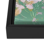 magnolia pastel abstract art Framed Canvas Print Gallery Image 3