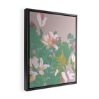 magnolia pastel abstract art Framed Canvas Print Gallery Image 2