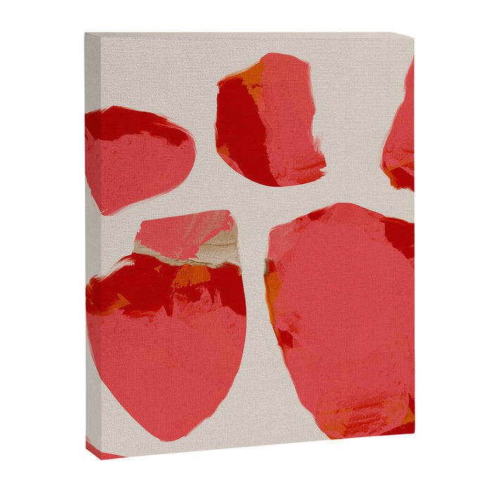 minimal abstract pink shapes Canvas Print Gallery Image 1