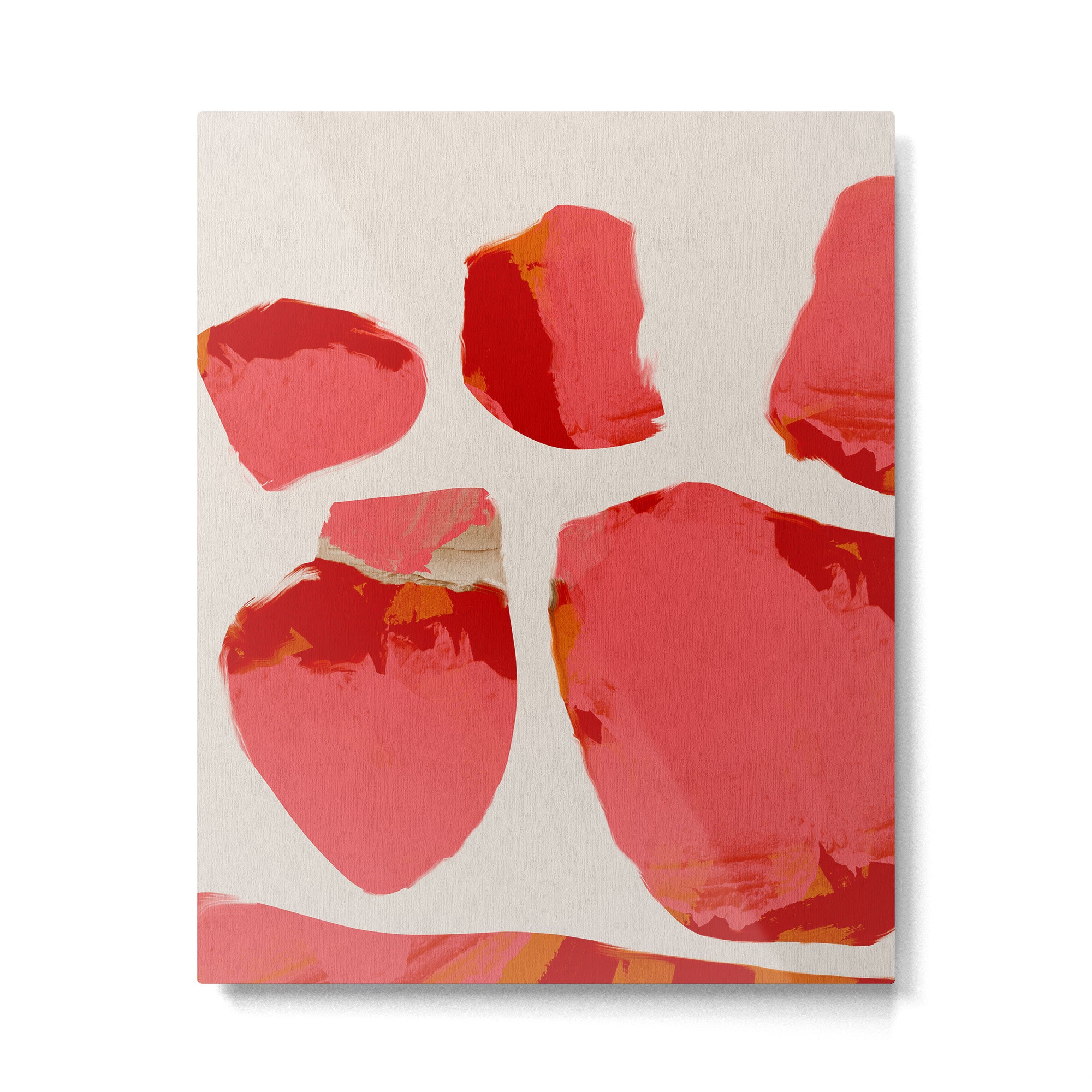 minimal abstract pink shapes Metal Print Gallery Image 6