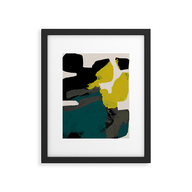 minimal abstract shapes  Framed Art Print Gallery Image 6