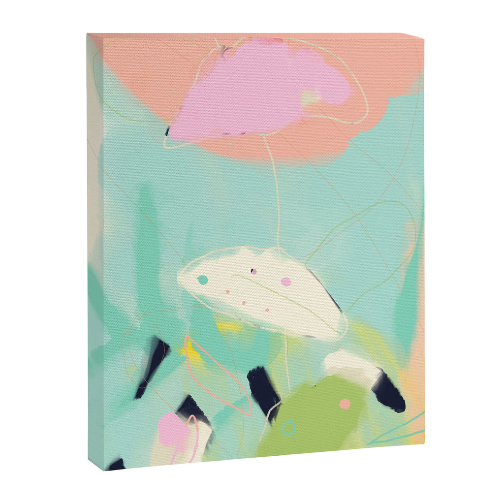 minimal floral abstract art Canvas Print Gallery Image 8
