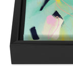 minimal floral abstract art Framed Canvas Print Gallery Image 3