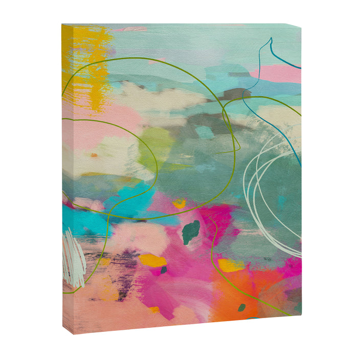 mixed abstract brush color study art 1 Canvas Print Gallery Image 1