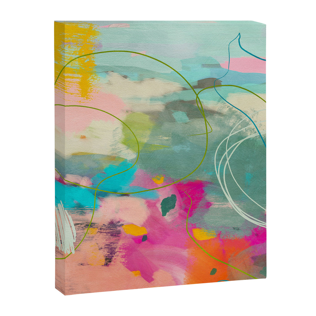 mixed abstract brush color study art 1 Canvas Print Gallery Image 6