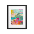 mixed abstract brush color study art 1 Framed Art Print Gallery Image 5