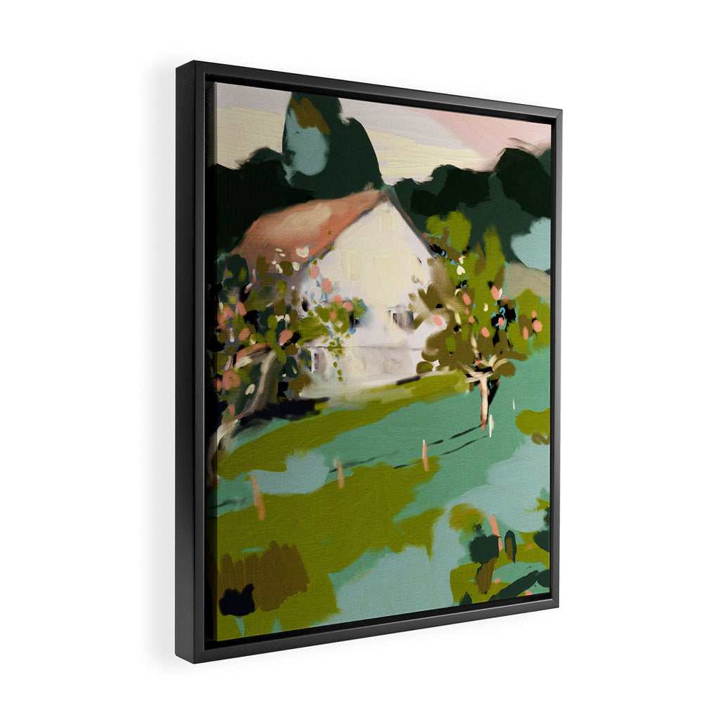 mountain alps german landscape  Framed Canvas Print Gallery Image 2
